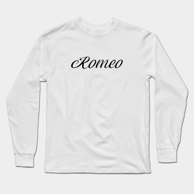 Name Romeo Long Sleeve T-Shirt by gulden